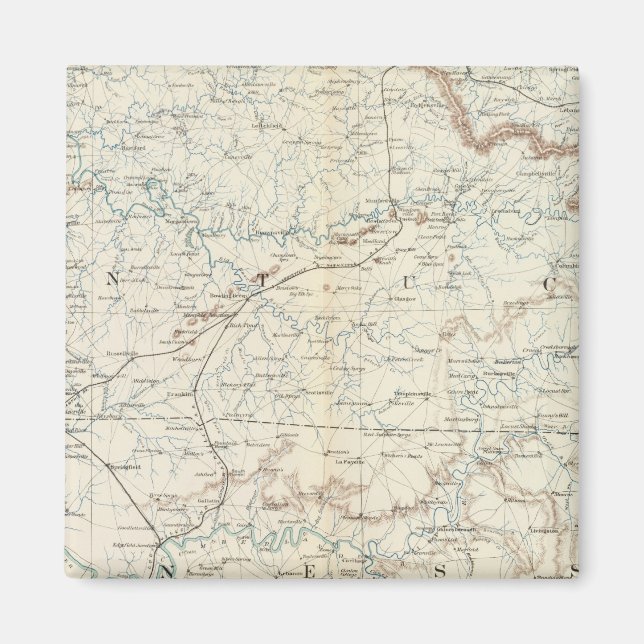 Imán Mapa general XV (Frente)