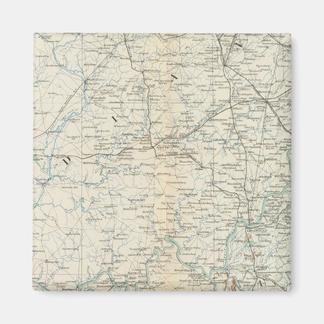 Imán Mapa general XVI (Frente)