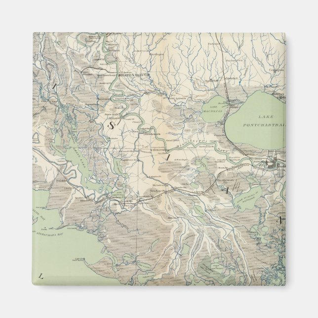 Imán Mapa general XXI (Frente)