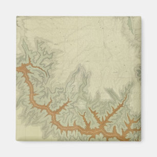 Imán Mapa geológico compuesto de la meseta de Kaibab