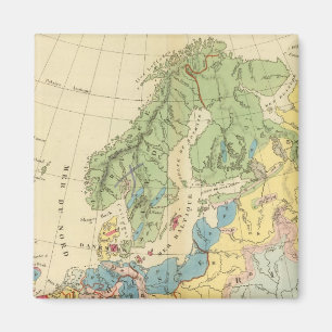 Imán Mapa geológico de Europa