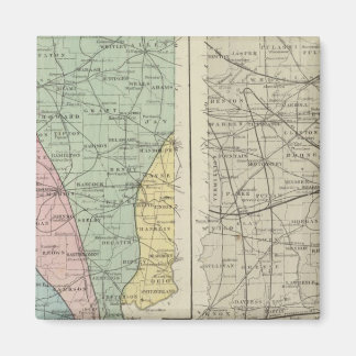 Imán Mapa geológico de Indiana