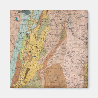 Imán Mapa geológico de New Hampshire 2