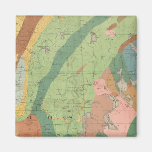 Imán Mapa geológico de New Hampshire 5