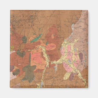 Imán Mapa geológico de Nuevo Hampshire