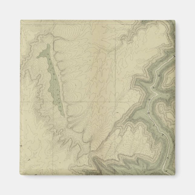 Imán Mapa Geológico Del Sur 3 (Frente)