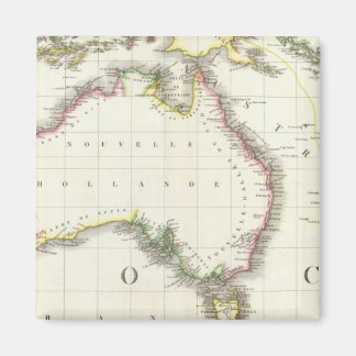 Imán Mapa grabado de Austria e Indonesia