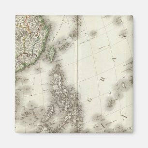 Imán Mapa grabado de China