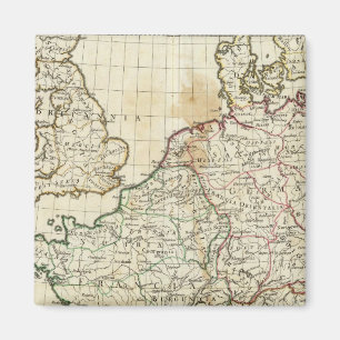 Imán Mapa grabado de Europa