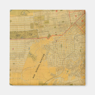 Imán Mapa guía de Britton y Rey