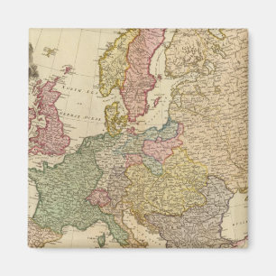 Imán Mapa ilustrado de Europa