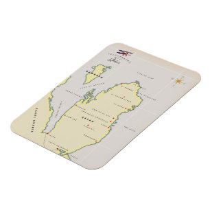 Imán Mapa ilustrado de Qatar