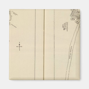Imán Mapa índice del condado de Columbia Rensselaer