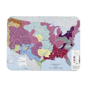 IMÁN MAPA: INDIOS AMERICANOS