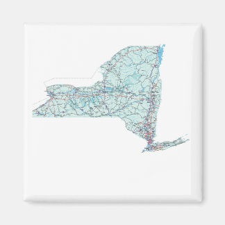 Imán Mapa interestatal de Nueva York