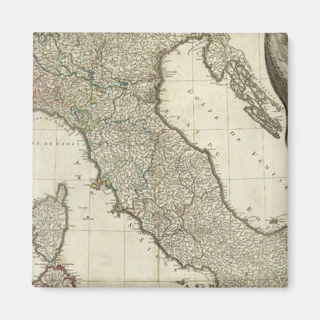 Imán Mapa italiano (Frente)