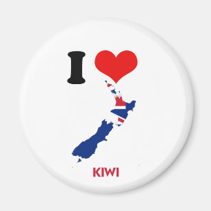 IMÁN MAPA KIWI
