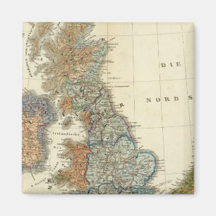 Imán Mapa lingüístico de las Islas Británicas