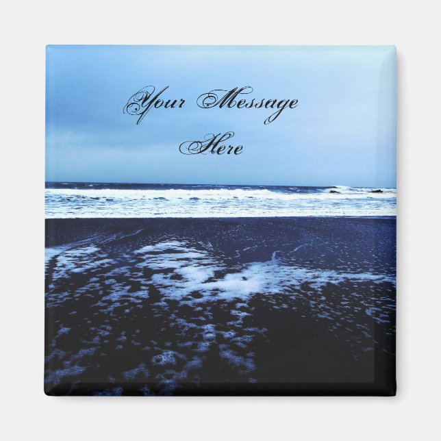 Imán Mapa marino del Pacífico (Frente)