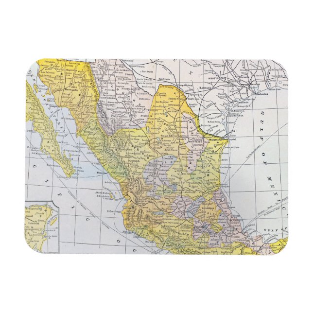 IMÁN MAPA: MÉXICO (Horizontal)