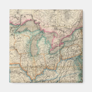 Imán Mapa militar de Wyld en Estados Unidos