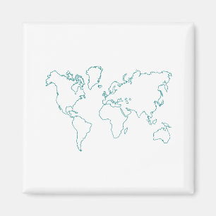 Imán Mapa mundial