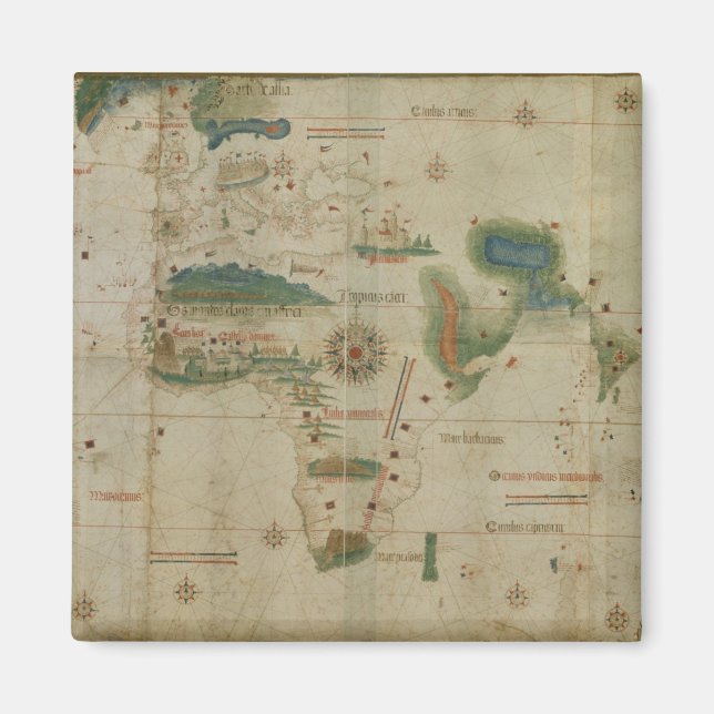 Imán Mapa mundial (Frente)