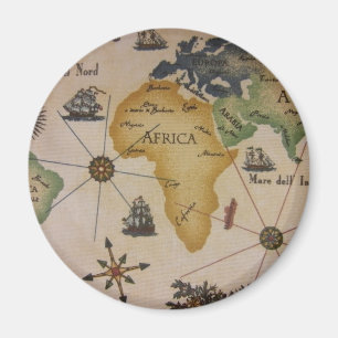 Imán Mapa Mundial - África