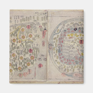 Imán Mapa mundial de Corea del Sur
