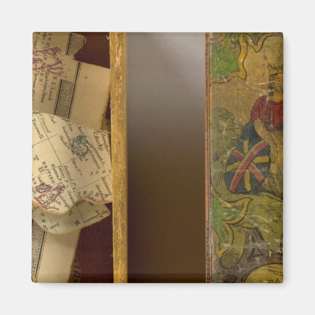 Imán Mapa mundial de Humphries (Frente)