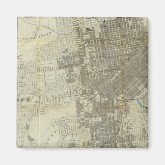Imán Mapa oficial de la ciudad de Bancroft en San Franc