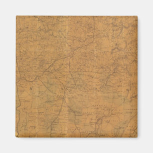 Imán Mapa oficial de Lloyd del estado de Tennessee