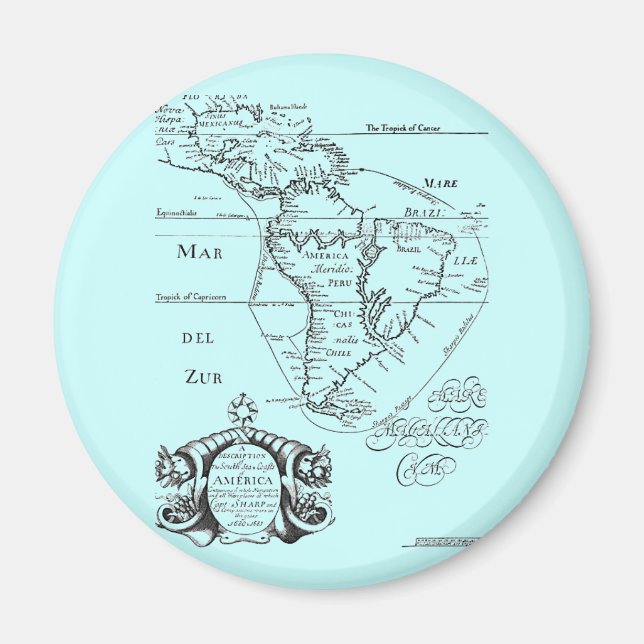 Imán Mapa PirateTreasure (Frente)