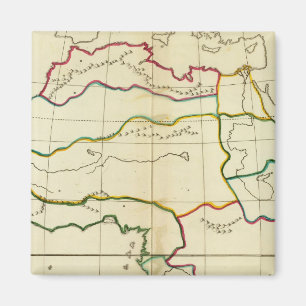 Imán Mapa plano de África