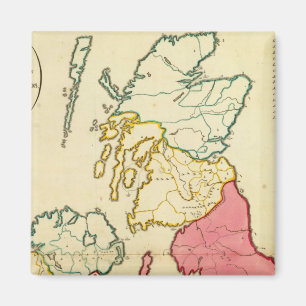 Imán Mapa plano Islas Británicas