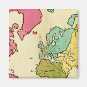 Imán Mapa plano mundial