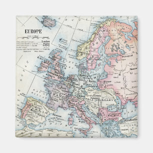 Imán Mapa político de Europa (1916)