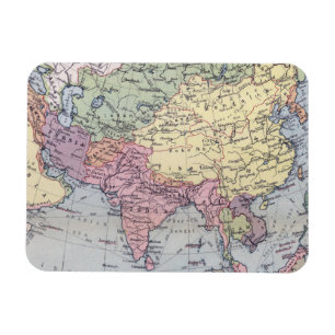 Imán Mapa político el   Asia