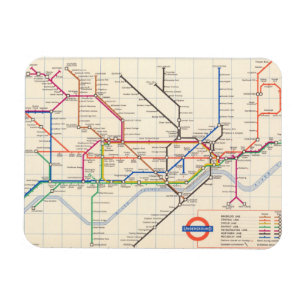 Imán Mapa subterráneo de Londres