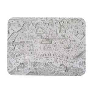Imán Mapa urbano de Constantinopla, Turquía, c.1650 (en