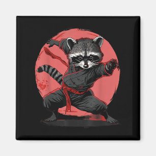 Imán Mapache de Karate Mma Taekwondo Artes Marciales