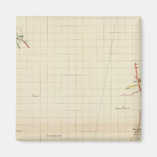 Imán Mapas de minas de Comstock Número I