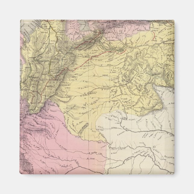 Imán Mapas históricos militares de Venezuela (Frente)