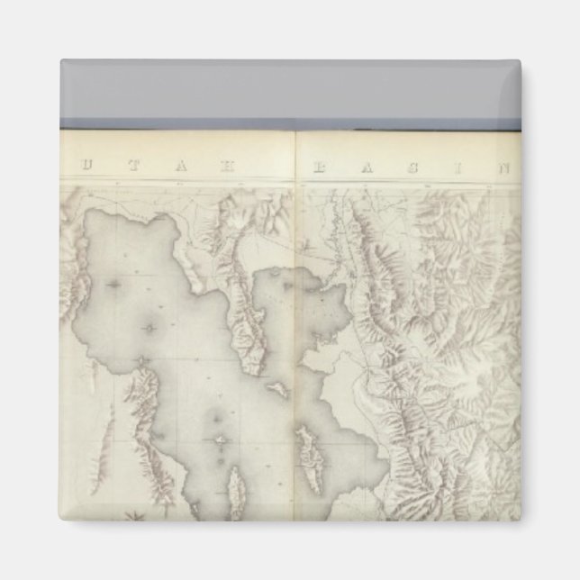 Imán Mapas topográficos compuestos IV (Frente)