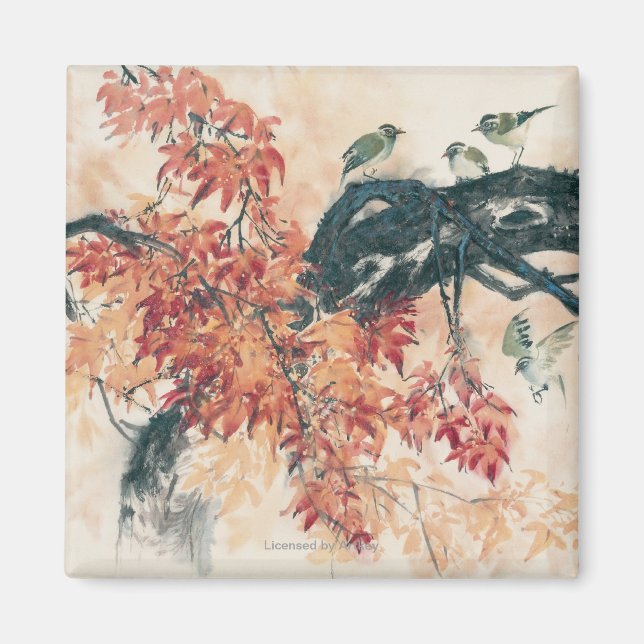 Imán Maples rojos (Frente)