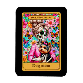 Imán Maqueta Tarot Card de Yorkshire Terrier Dog Mom
