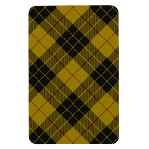 Imán Maquillaje tartán amarillo chapa