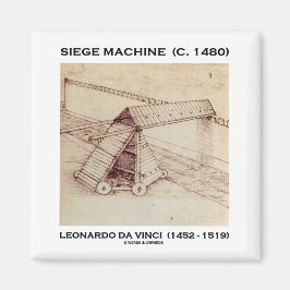 Imán Máquina de asedio (C. 1480) Leonardo da Vinci
