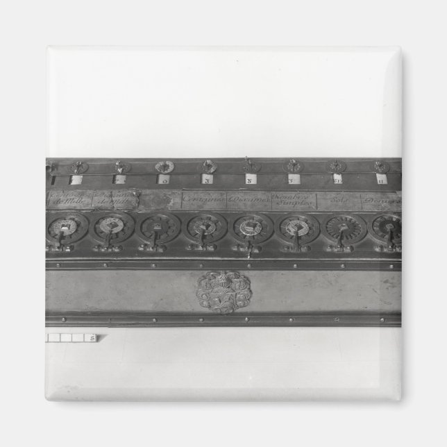 Imán Máquina de cálculo inventada (Frente)