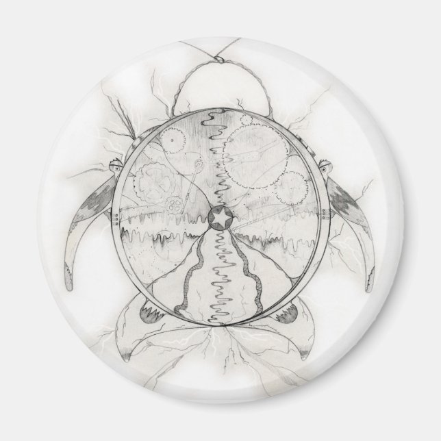 Imán Máquina de tiempo (Frente)